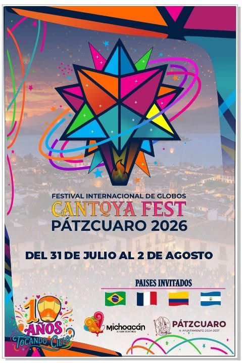 Pátzcuaro se llenará de color y tradición con el Cantoya Fest 2026 37989f71 6011 4199 8401 93aba409a2ec